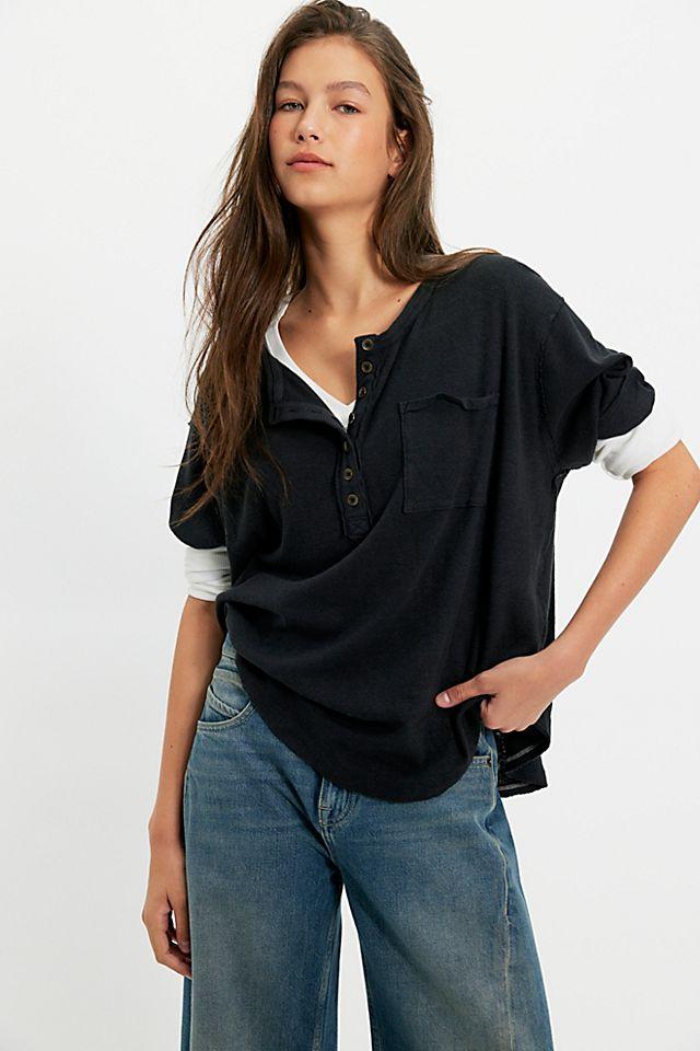 We The Free Aspen Henley Tee by WE THE FREE | FREE PEOPLE