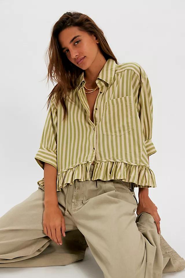 We The Free Bailey Stripe Shirt by WE THE FREE | FREE PEOPLE