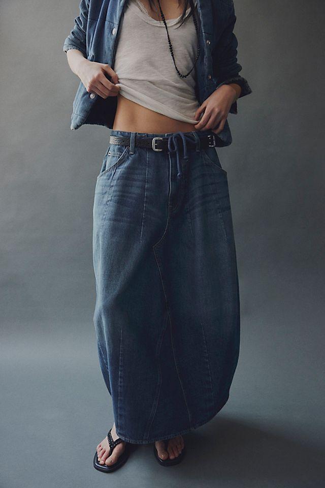 We The Free Bittersweet Denim Maxi Skirt by WE THE FREE | FREE PEOPLE