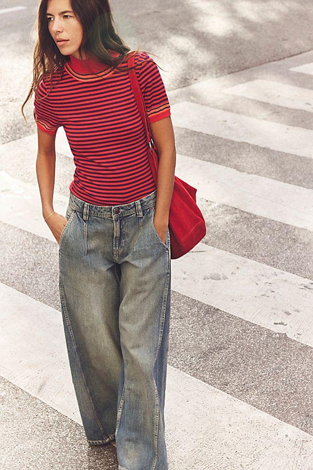 We The Free Block Party Trouser Jeans by WE THE FREE | FREE PEOPLE