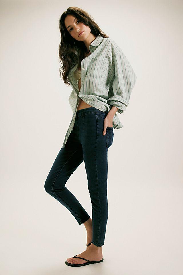 We The Free CRVY Infinite Stretch Pull-On Skinny Jeans by WE THE FREE | FREE PEOPLE
