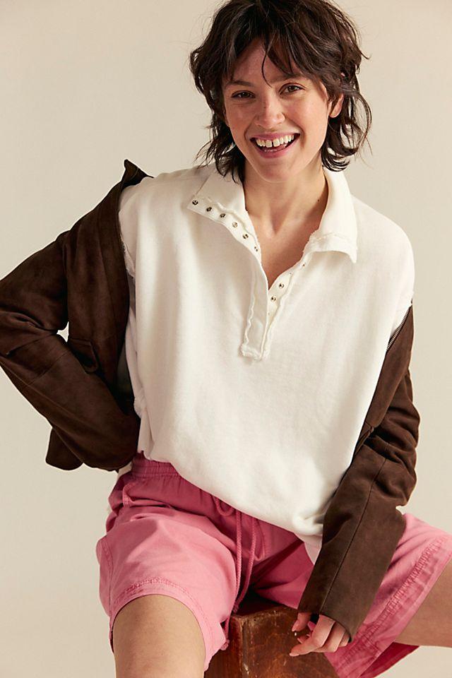 We The Free Camden Henley Sweatshirt by WE THE FREE | FREE PEOPLE