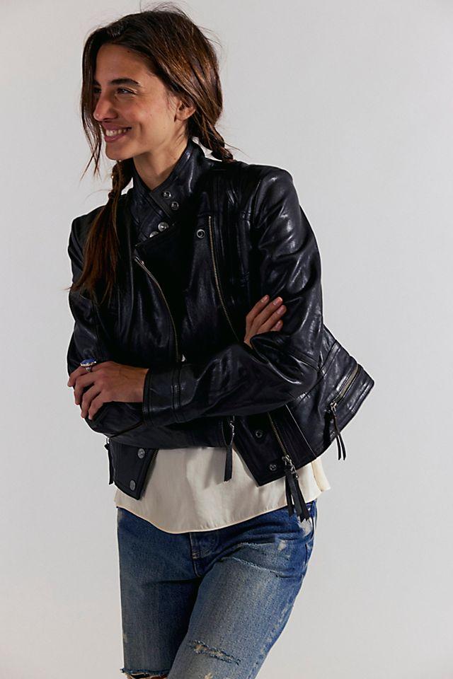 We The Free Circe Leather Jacket by WE THE FREE | FREE PEOPLE
