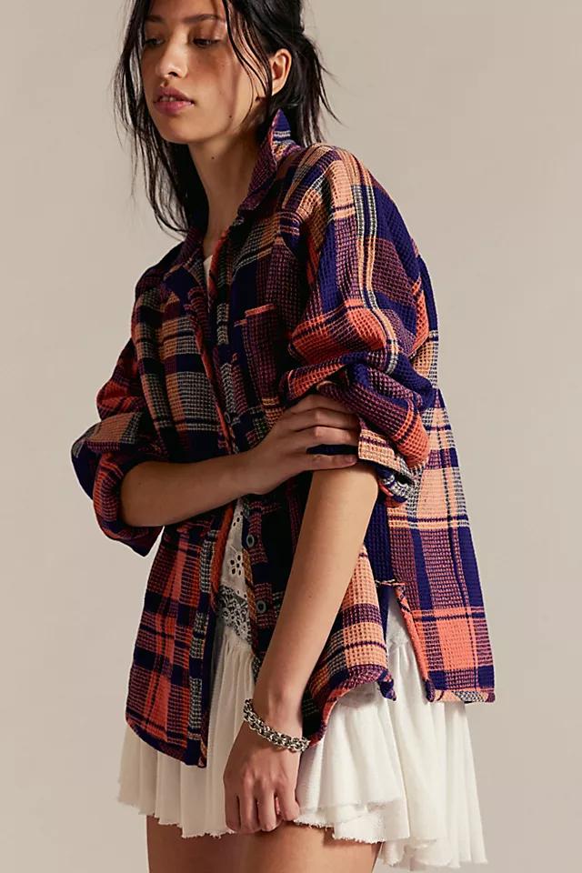 We The Free Cozy In Plaid Shirt by WE THE FREE | FREE PEOPLE