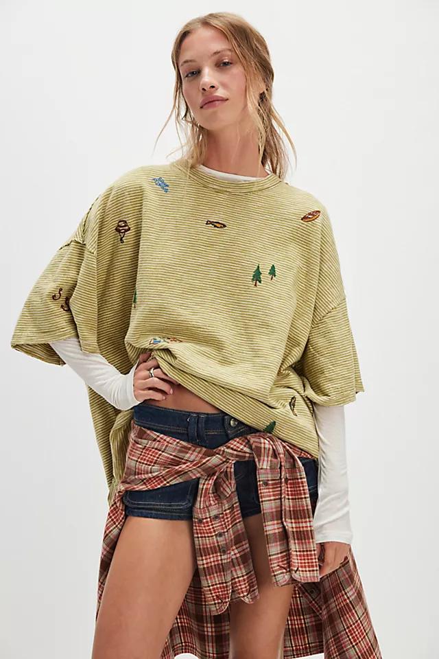 We The Free Embroidered Camp Tee by WE THE FREE | FREE PEOPLE