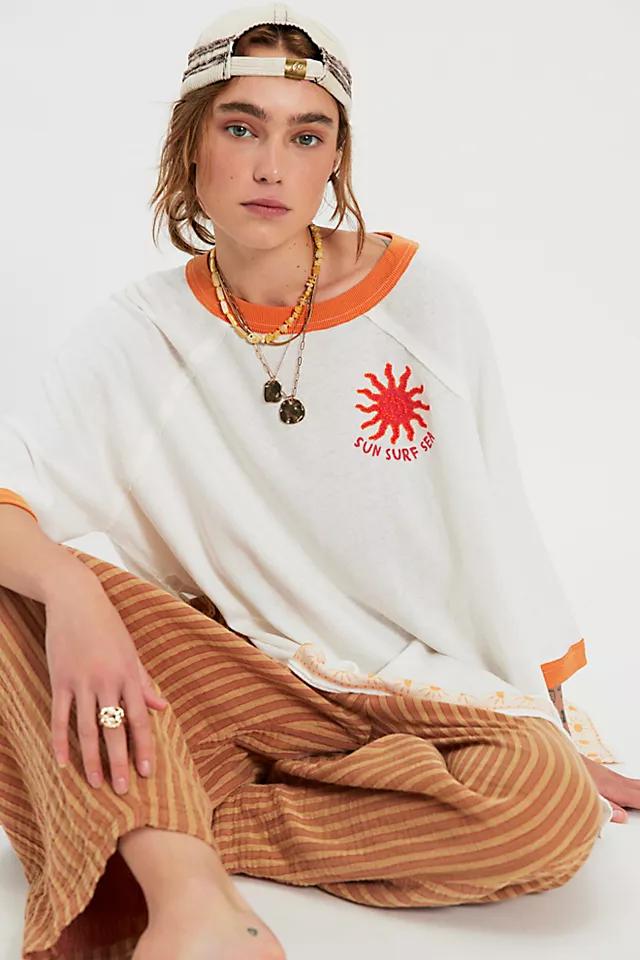 We The Free Giulia Embroidered Ringer Tee by WE THE FREE | FREE PEOPLE