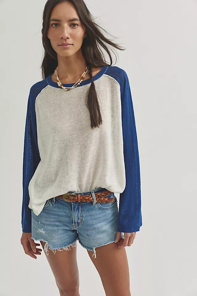 We The Free Go Team Fine Gauge Sweater by WE THE FREE | FREE PEOPLE