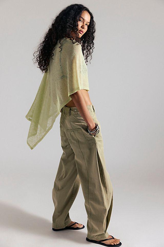 We The Free Hit 'Em High Barrel Trousers by WE THE FREE | FREE PEOPLE