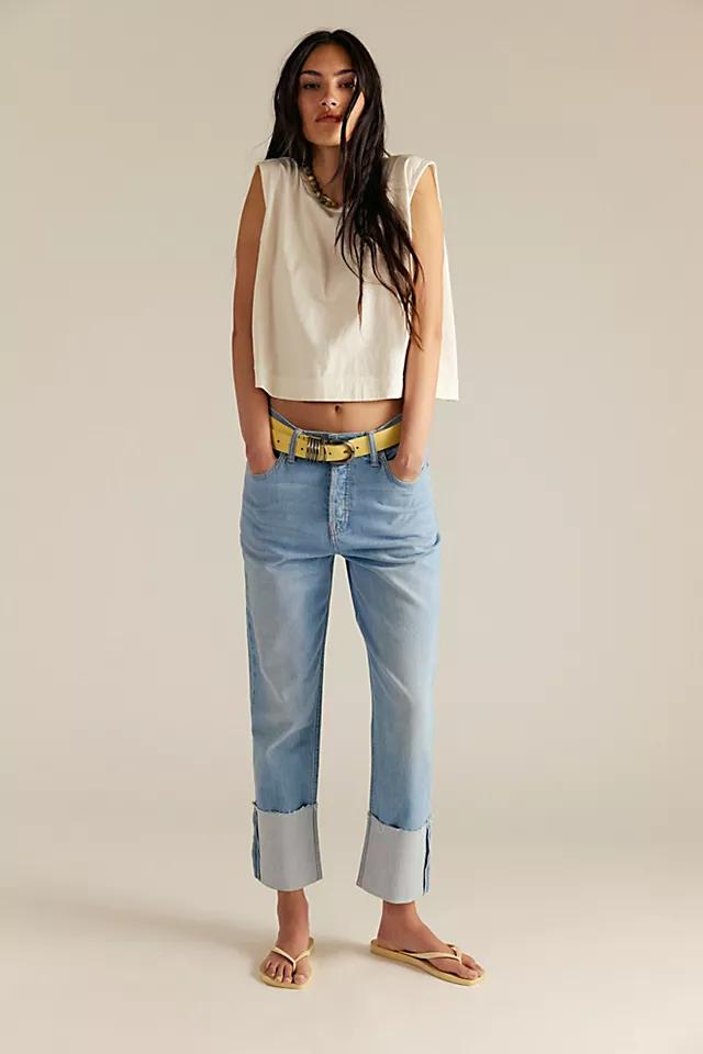 We The Free Isabelle Slim Cuffed Jeans by WE THE FREE | FREE PEOPLE