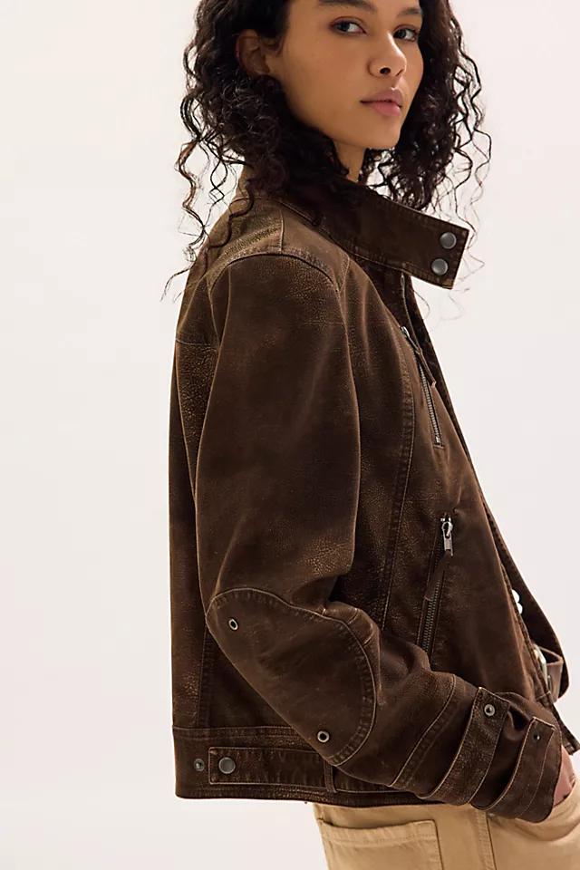 We The Free Jesse Vegan Suede Jacket by WE THE FREE | FREE PEOPLE