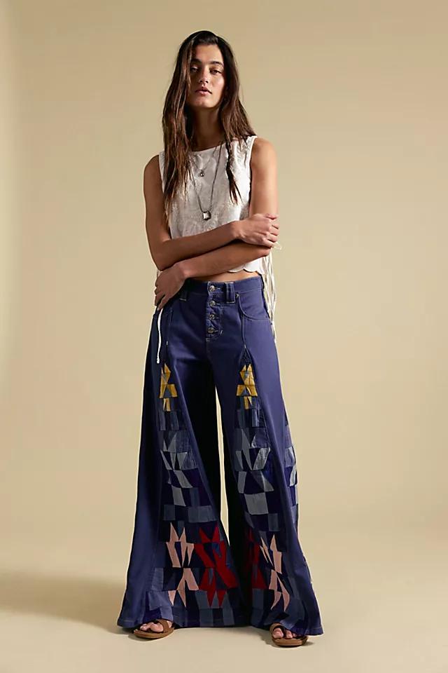 We The Free Kaleidoscope Wide Leg Jeans by WE THE FREE | FREE PEOPLE