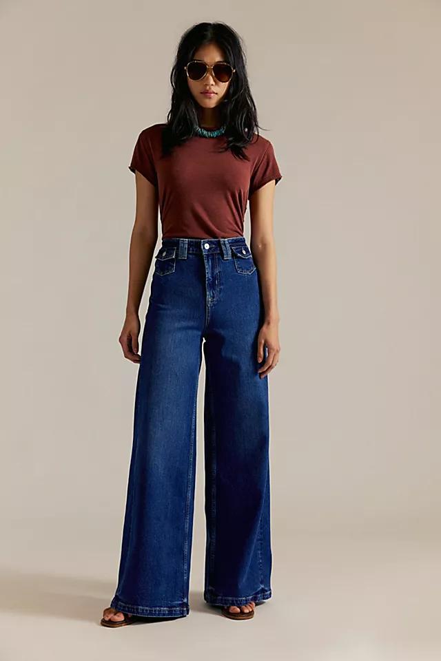We The Free Kellee High-Rise Palazzo Jeans by WE THE FREE | FREE PEOPLE