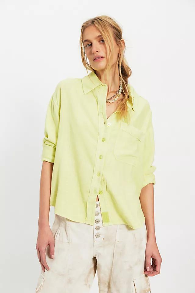 We The Free Laurel Linen Button Down Top by WE THE FREE | FREE PEOPLE