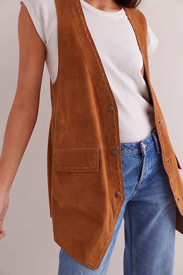 We The Free Low Rider Suede Vest by WE THE FREE | FREE PEOPLE