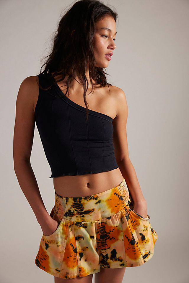We The Free Luna Printed Pull-On Shorts by WE THE FREE | FREE PEOPLE