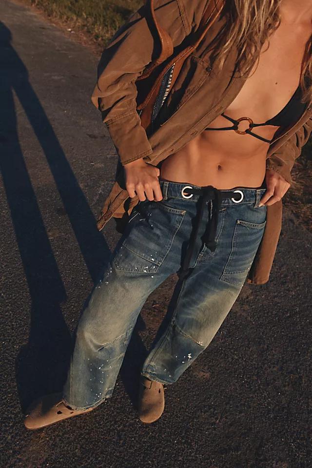 We The Free Moxie Pull-On Barrel Jeans by WE THE FREE | FREE PEOPLE