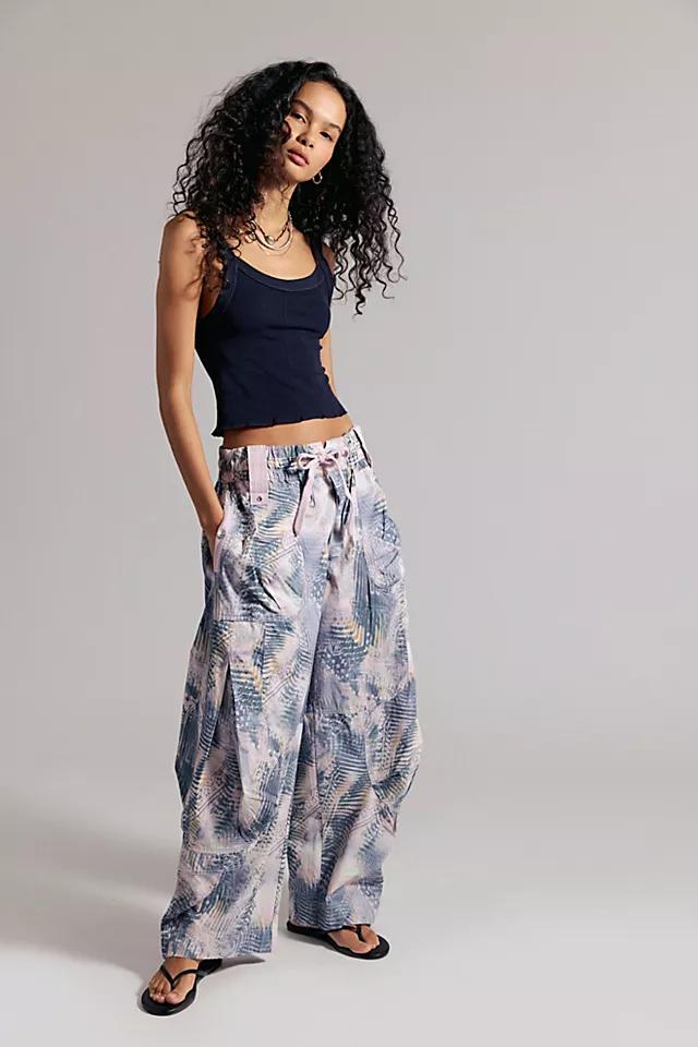 We The Free Onset Printed Pull-On Cargo Pants by WE THE FREE | FREE PEOPLE