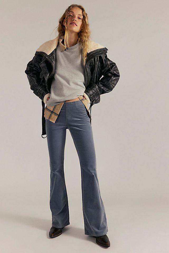 We The Free Penny Pull-On Cord Flare Jeans by WE THE FREE | FREE PEOPLE