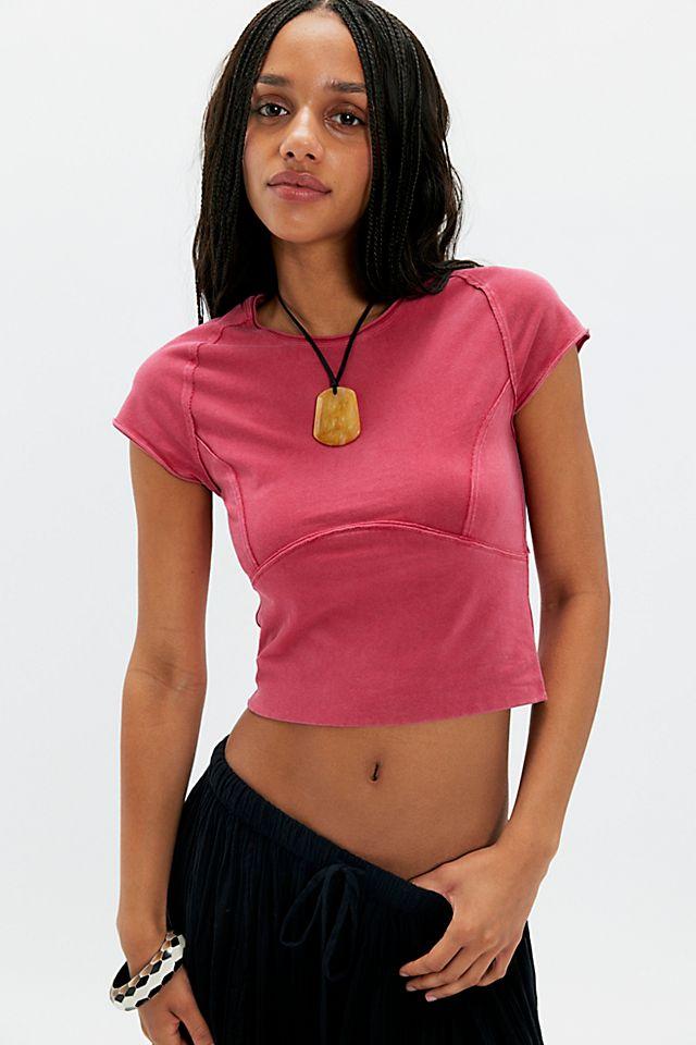 We The Free Protagonist Cropped Cap Sleeve Tee by WE THE FREE | FREE PEOPLE