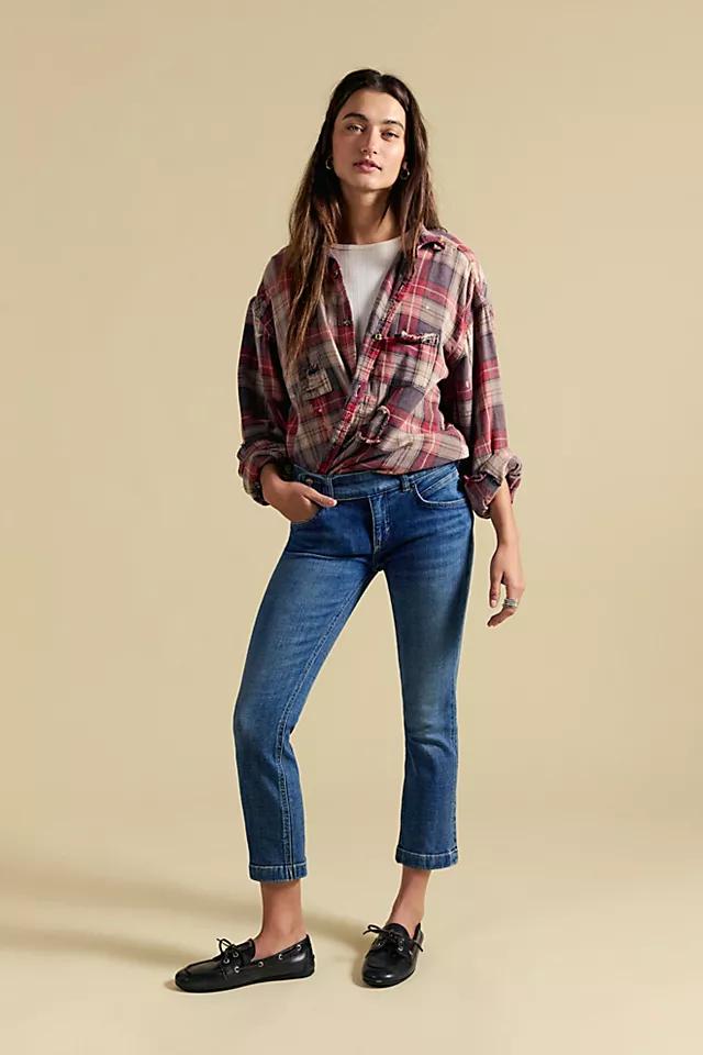 We The Free Revival Low-Rise Straight Cropped Jeans by WE THE FREE | FREE PEOPLE