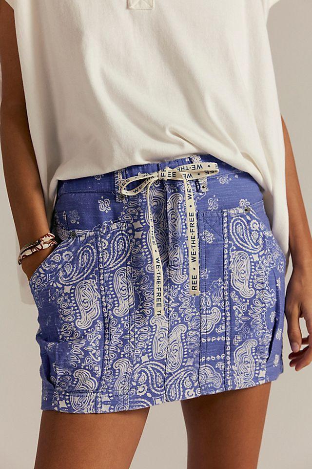 We The Free River Canyon Printed Mini Skirt by WE THE FREE | FREE PEOPLE