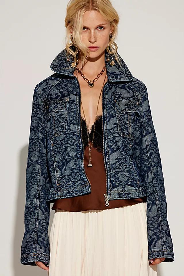 We The Free River Denim Printed Jacket by WE THE FREE | FREE PEOPLE