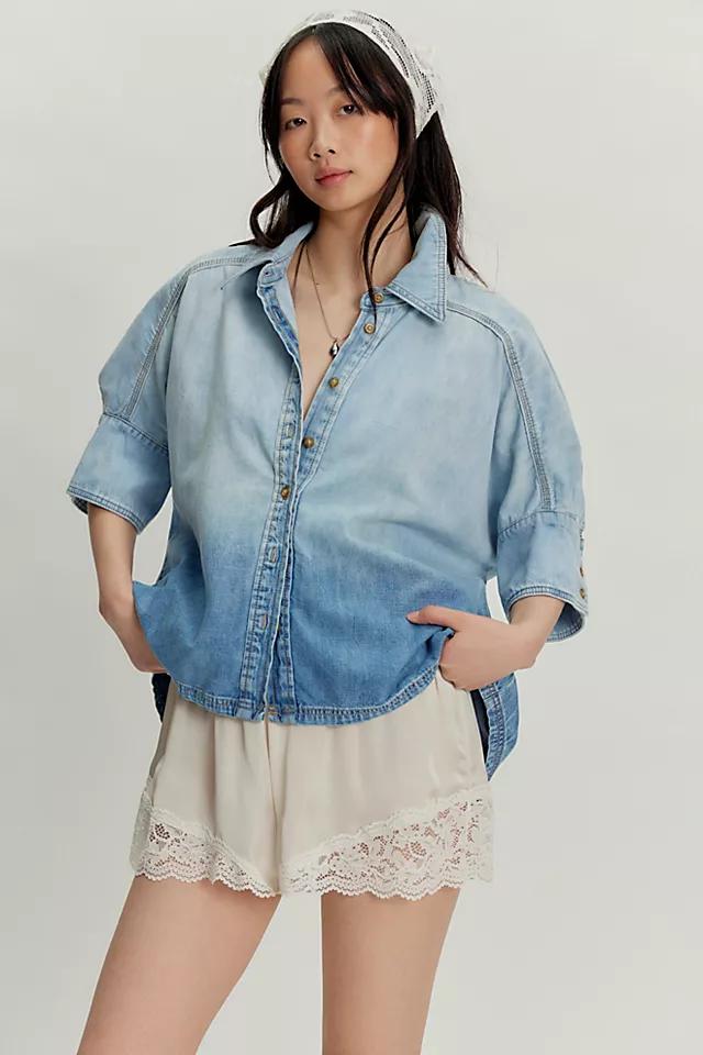 We The Free Seaside Denim Button Down by WE THE FREE | FREE PEOPLE