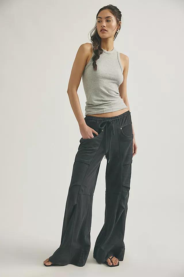 We The Free Sky Riser Knit Wide-Leg Pull-On Pants by WE THE FREE | FREE PEOPLE