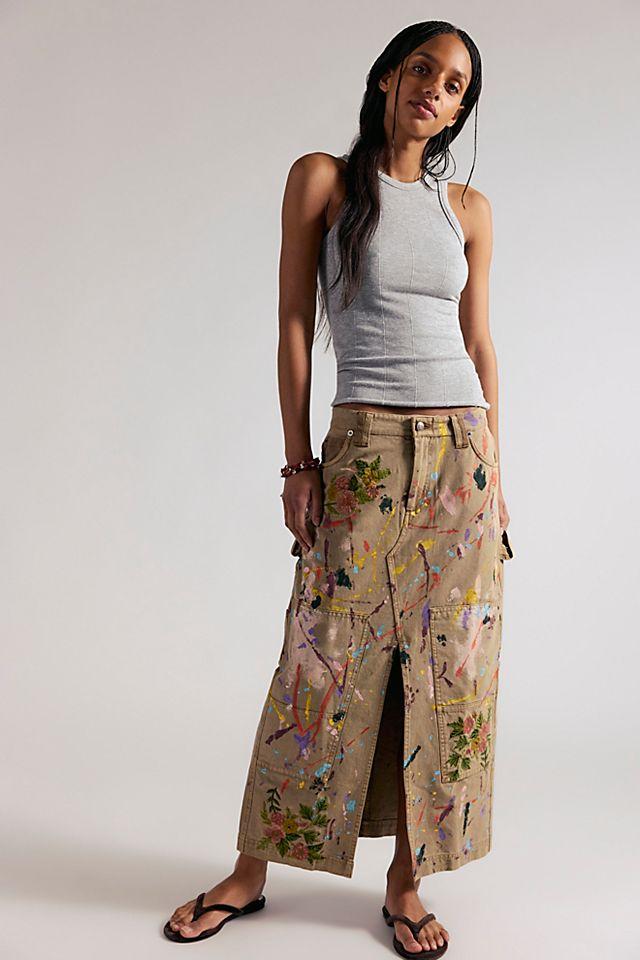 We The Free Sunday Painter Maxi Skirt by WE THE FREE | FREE PEOPLE