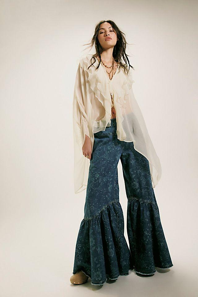 We The Free Sunshine Mid-Rise Wide-Leg Jeans by WE THE FREE | FREE PEOPLE