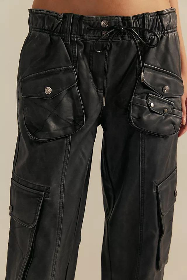 We The Free Tahiti Menswear Vegan Leather Pull-On Pants by WE THE FREE | FREE PEOPLE