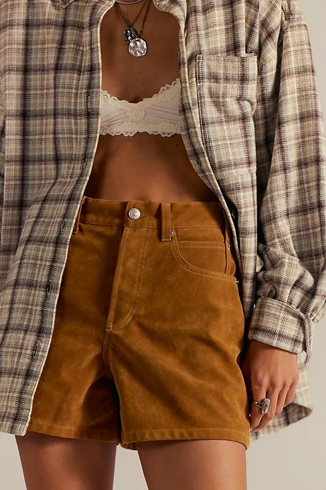 We The Free Tippi Vegan Suede Shorts by WE THE FREE | FREE PEOPLE