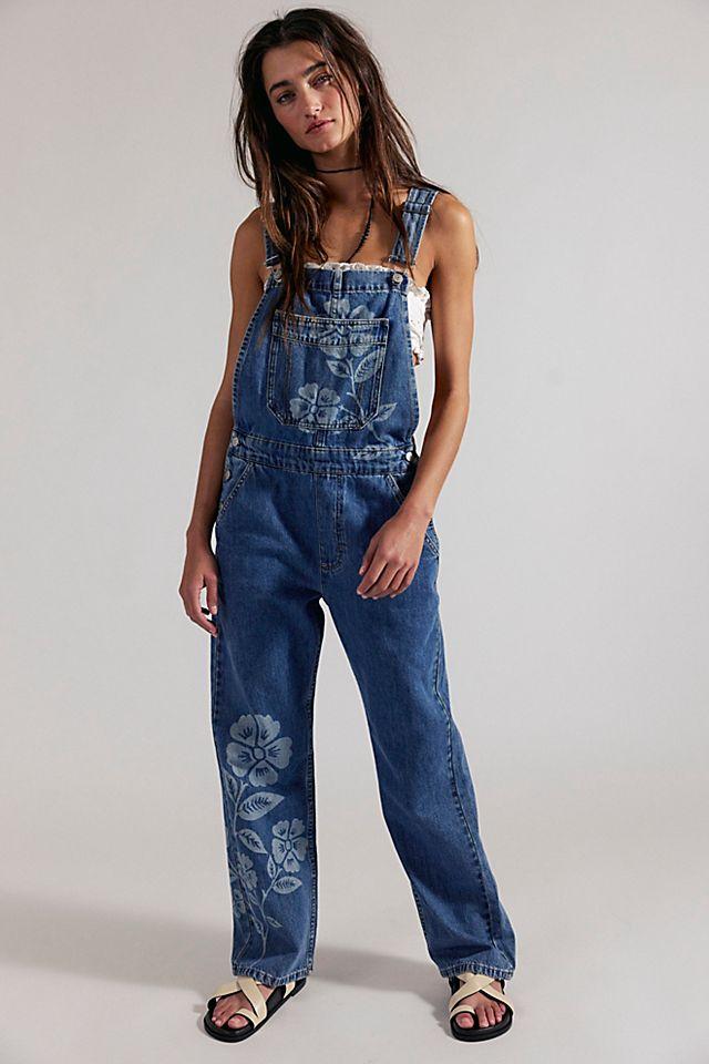 We The Free Ziggy Printed Overalls by WE THE FREE | FREE PEOPLE