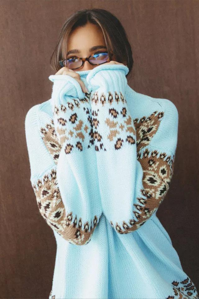 WeWoreWhat Roll Neck Balloon Sleeve Sweater by WE WORE WHAT