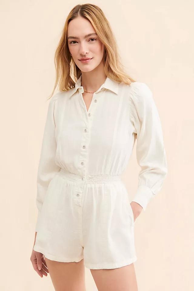 WeWoreWhat Button-Up Romper by WE WORE WHAT | FREE PEOPLE