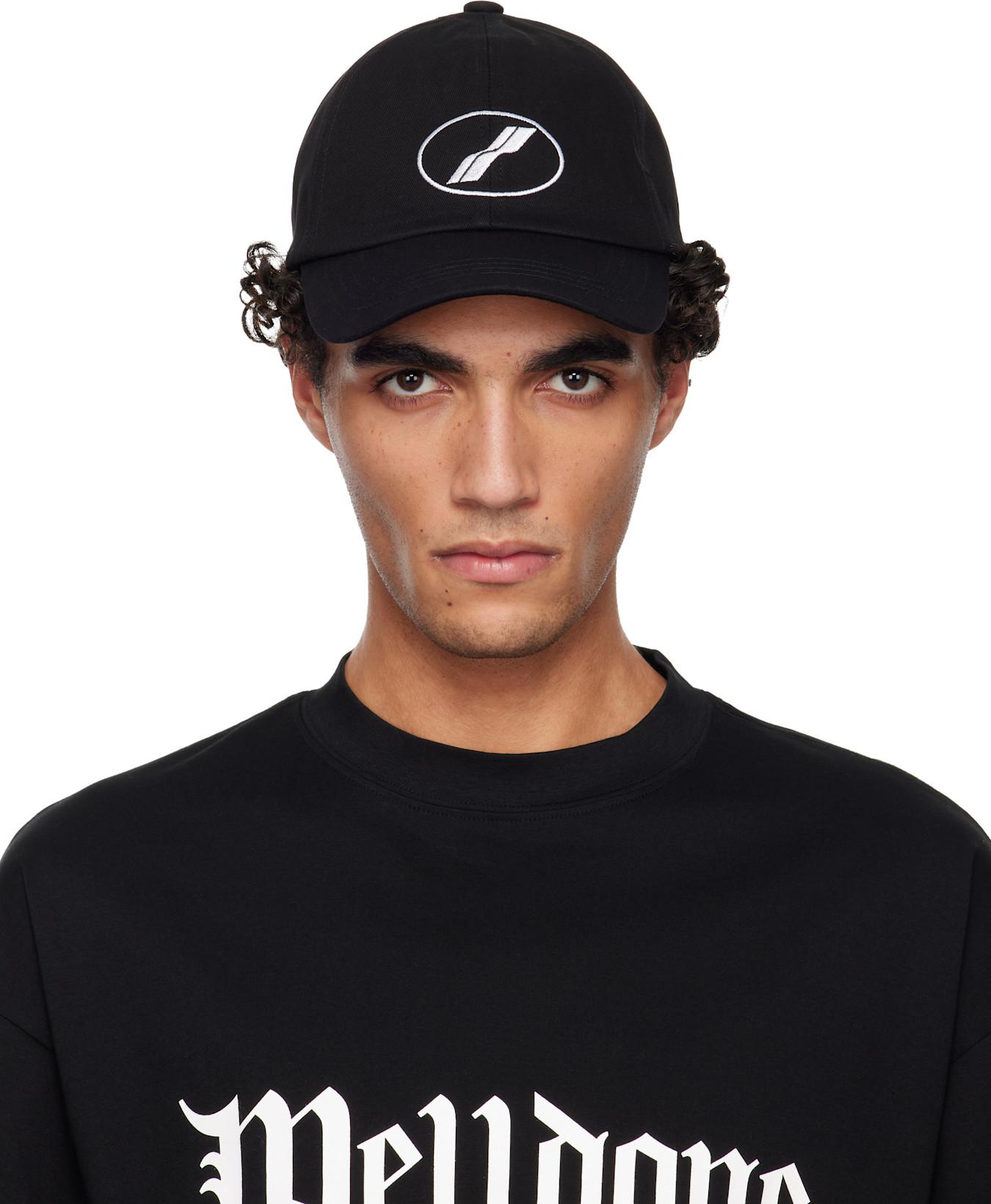 Black Basic Symbol Cap by WE11DONE