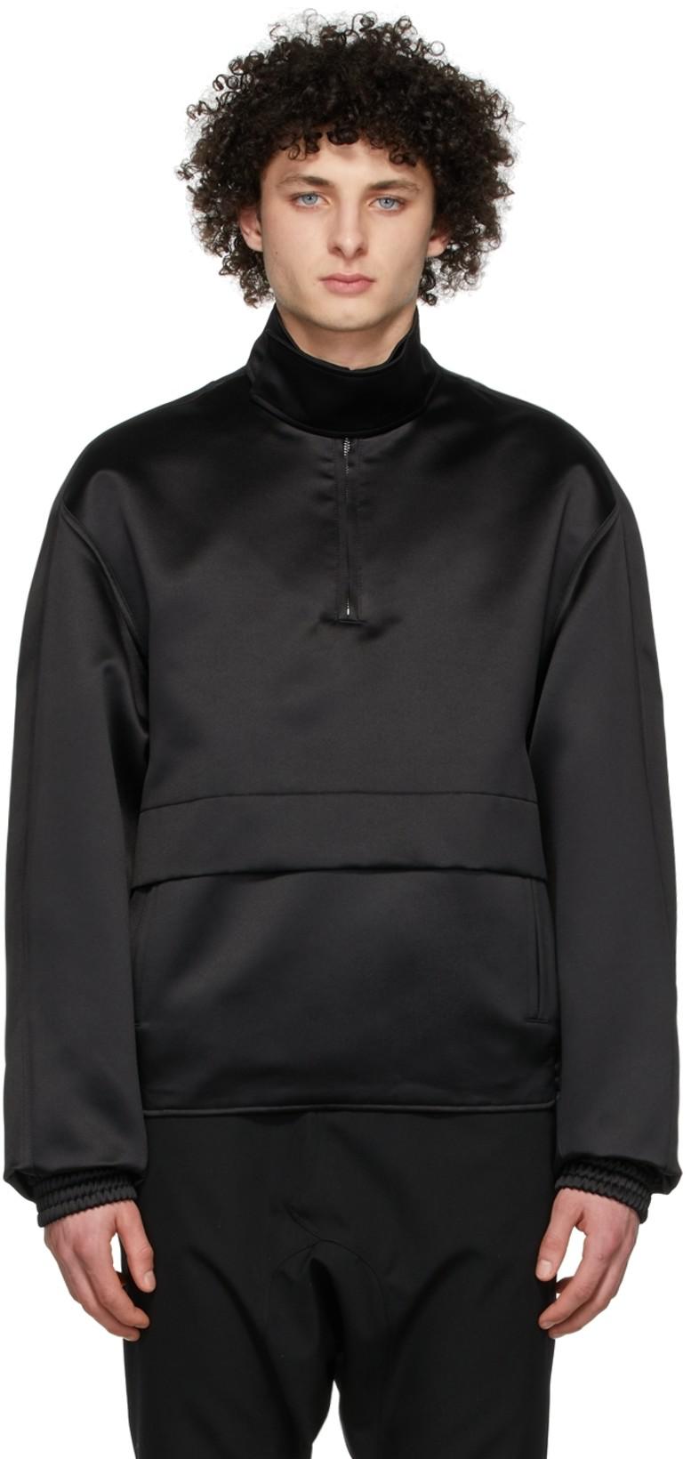 Black Polyester Jacket by WE11DONE