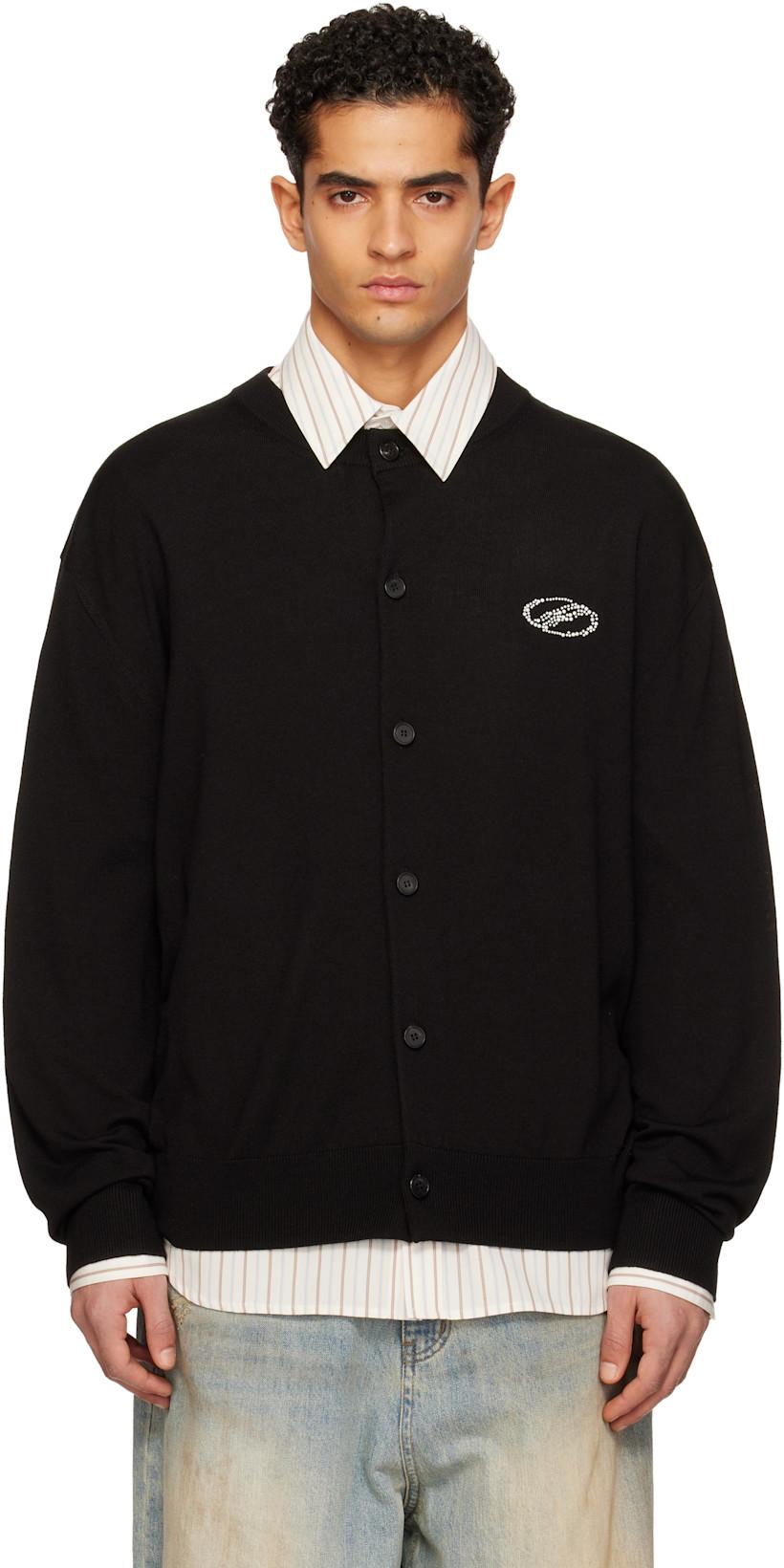 Black Se11done Cardigan by WE11DONE