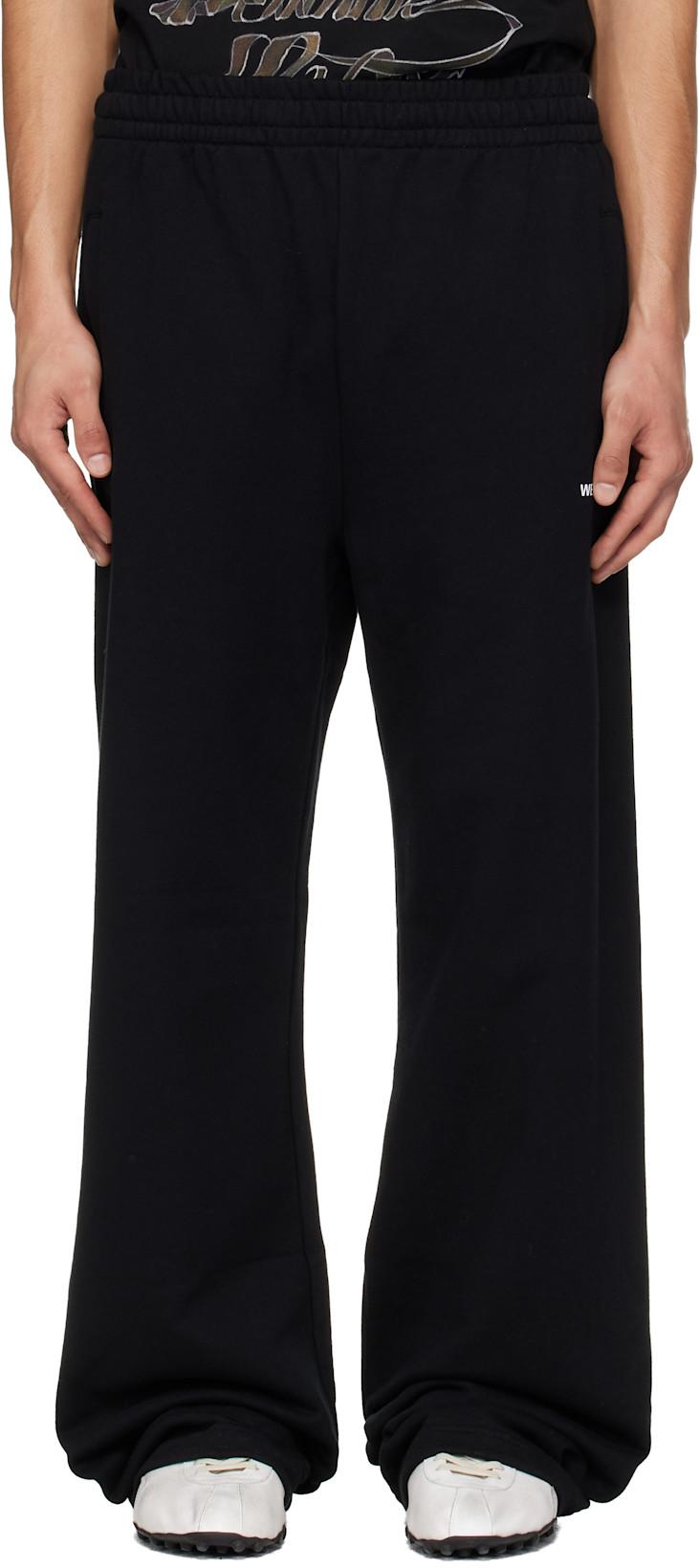 Black 'WE11DONE' Sweatpants by WE11DONE