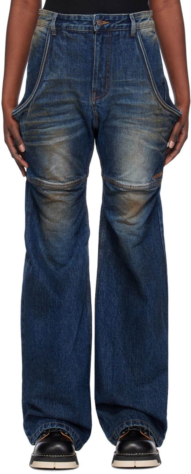 Blue Wire Jeans by WE11DONE