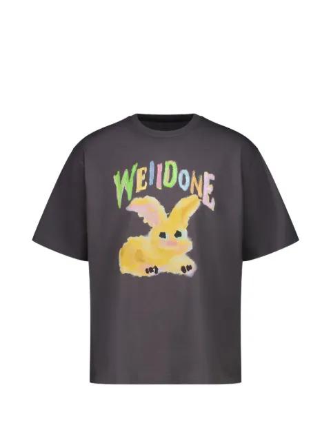 Bunny crew-neck T-shirt by WE11DONE