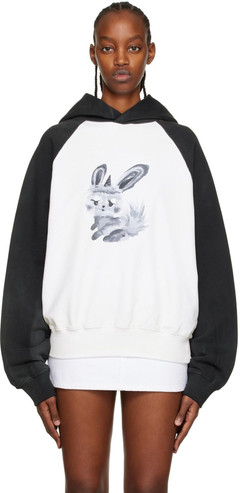 Off-White Rabbit Hoodie by WE11DONE | jellibeans