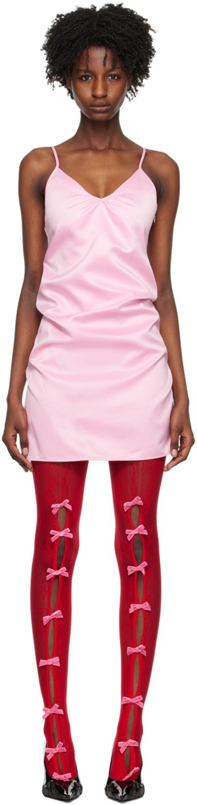 Pink Slip Minidress by WE11DONE