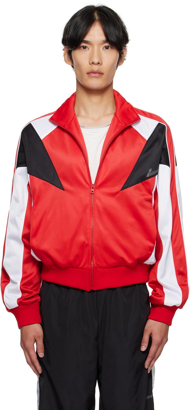 Red 'Se11done' Track Jacket by WE11DONE
