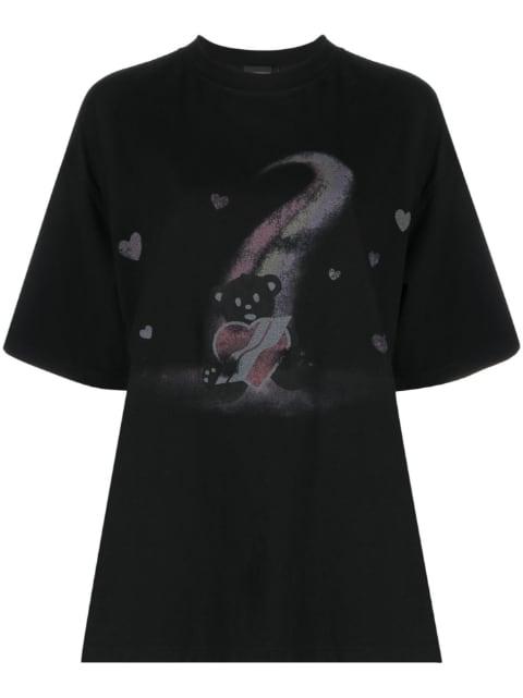 Teddy Bear graphic-print T-shirt by WE11DONE