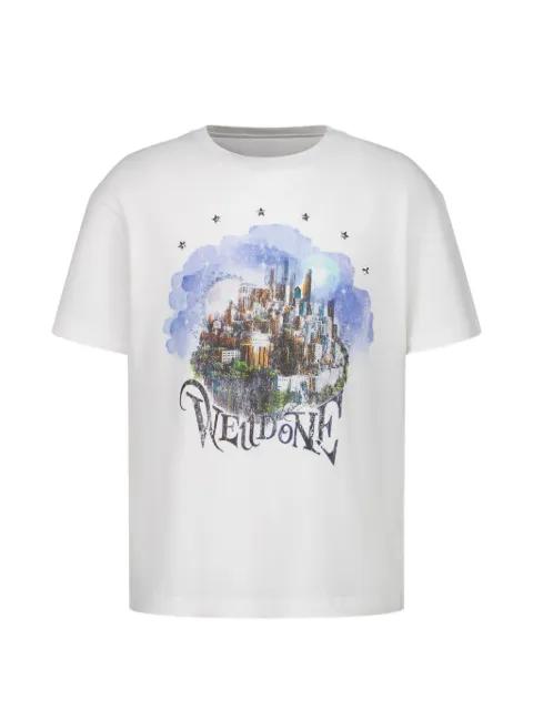 city-graphic regular-fit T-shirt by WE11DONE