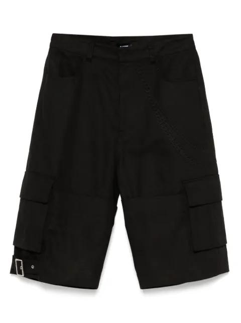 embossed-detail cargo shorts by WE11DONE