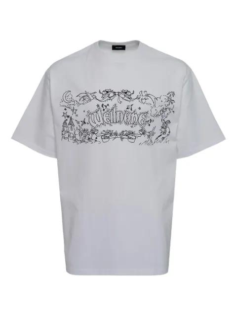 ending credit T-shirt by WE11DONE