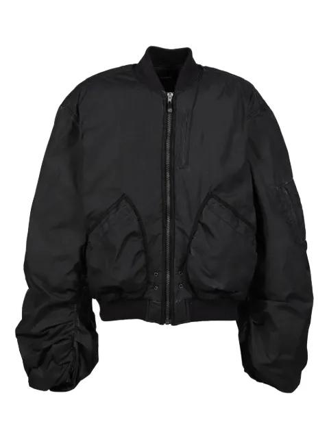 gathered-effect bomber jacket by WE11DONE