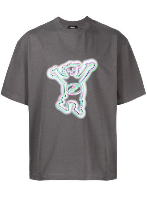 graphic-print cotton T-shirt by WE11DONE
